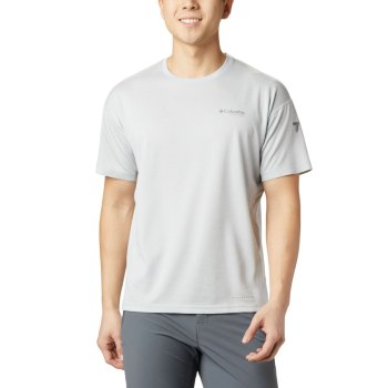 Pánské Tričko Columbia Irico Knit Short Sleeve Crew Šedé PXUAHI018